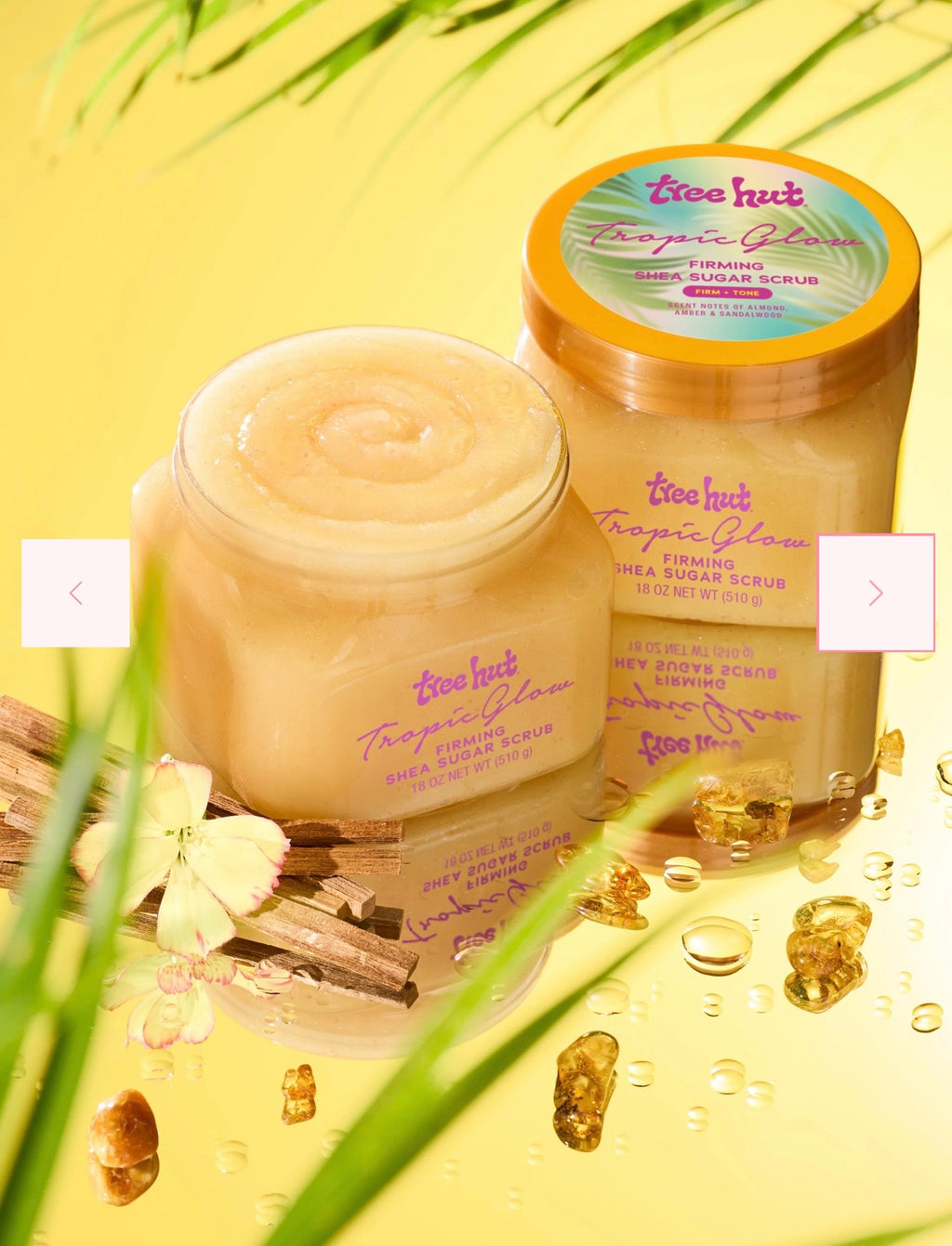 TREE HUT TROPIC GLOW FIRMING SHEA SUGAR SCRUB