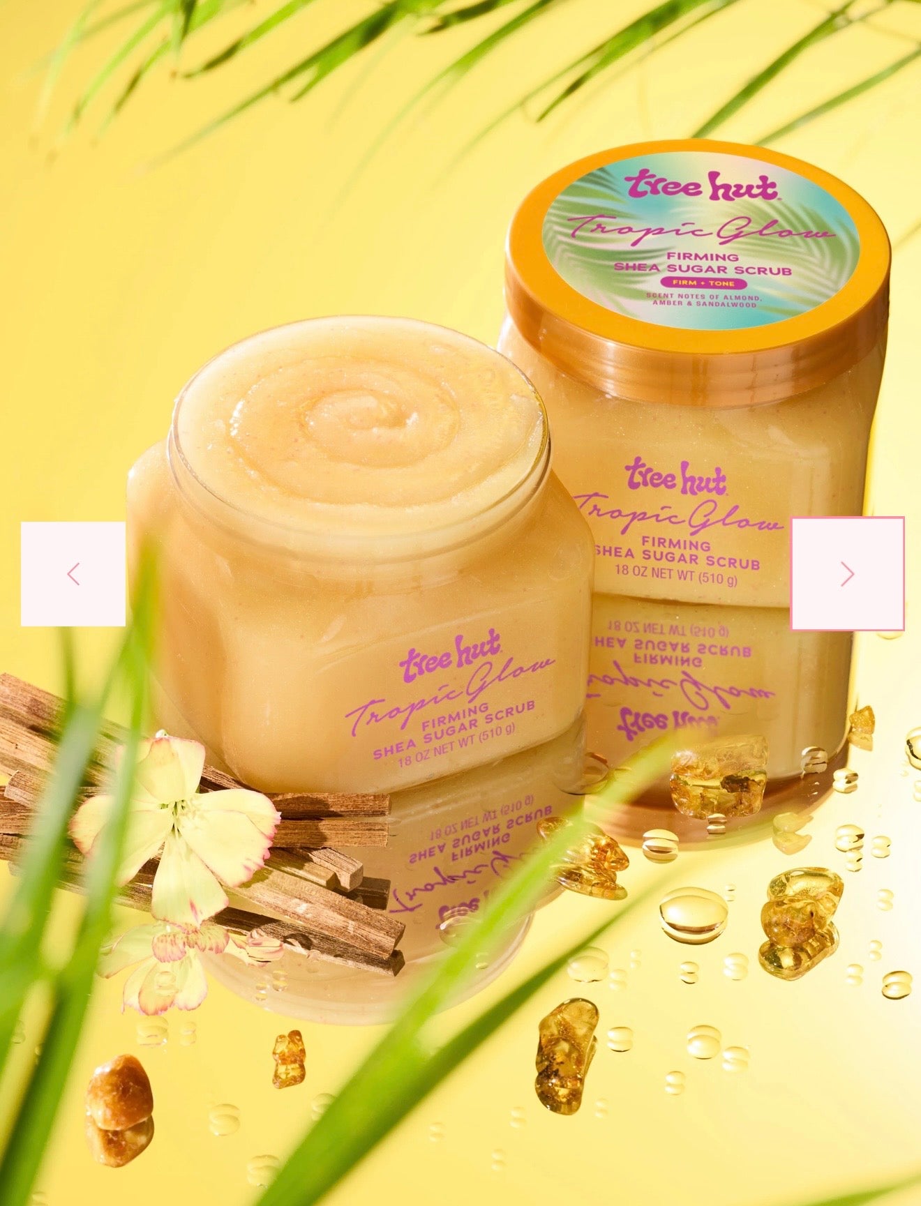 TREE HUT TROPIC GLOW FIRMING SHEA SUGAR SCRUB