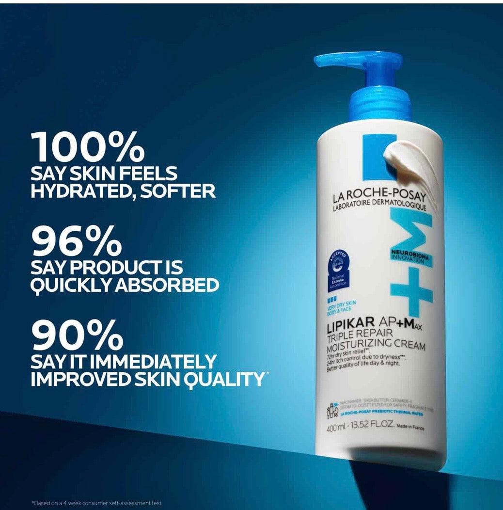 LA ROCHE POSAY LIPIKAR AP+MAxTRIPLE REPAIR MOISTURIZING CREAM