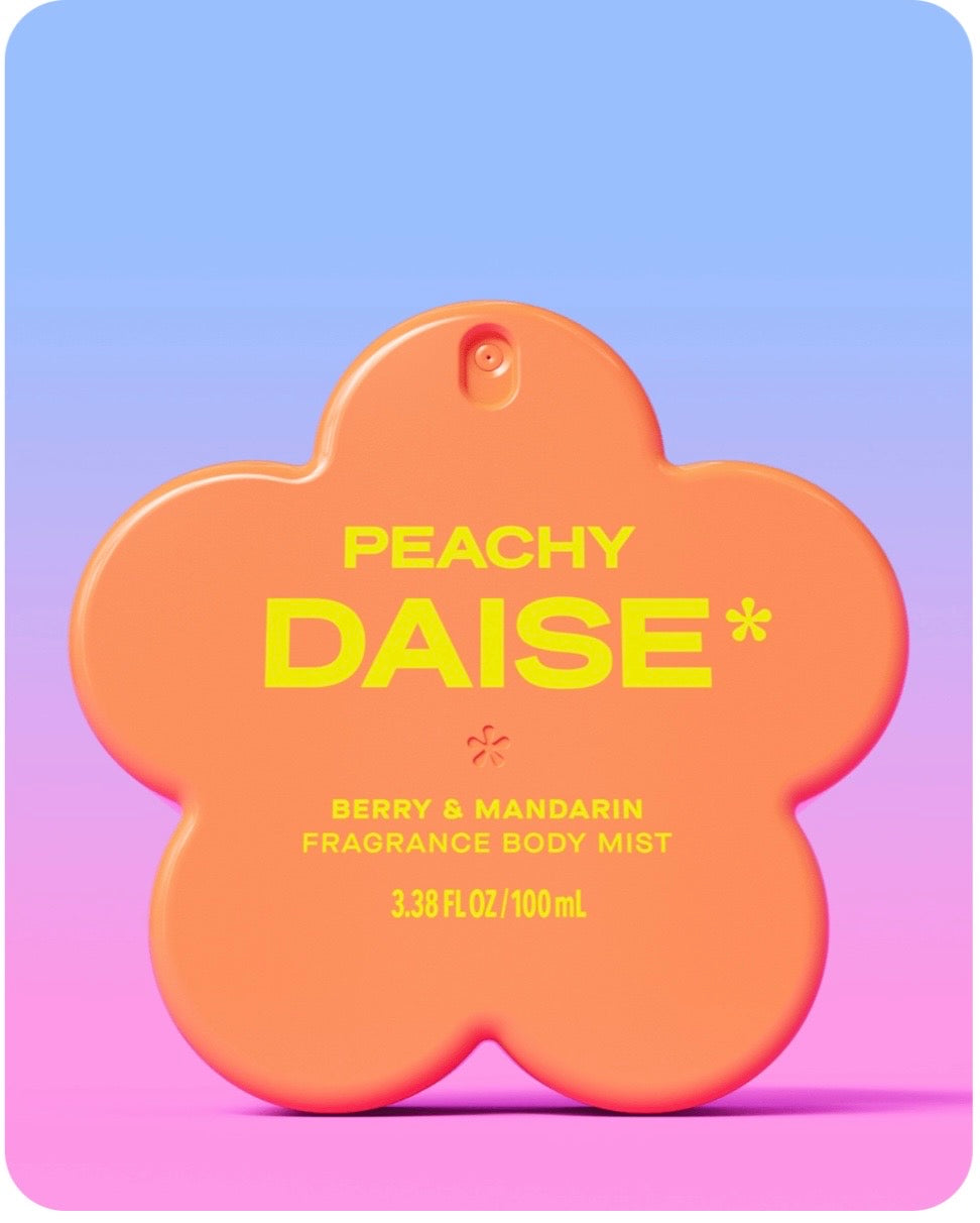 PEACHY DAISE FRAGRANCE  BODY MIST BERRY & MANDARIN