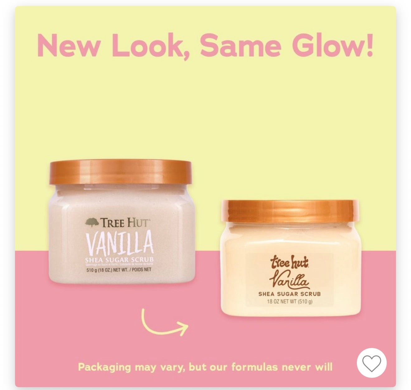 TREE HUT VANILLA SHEA SUGAR SCRUB 5.5 OZ