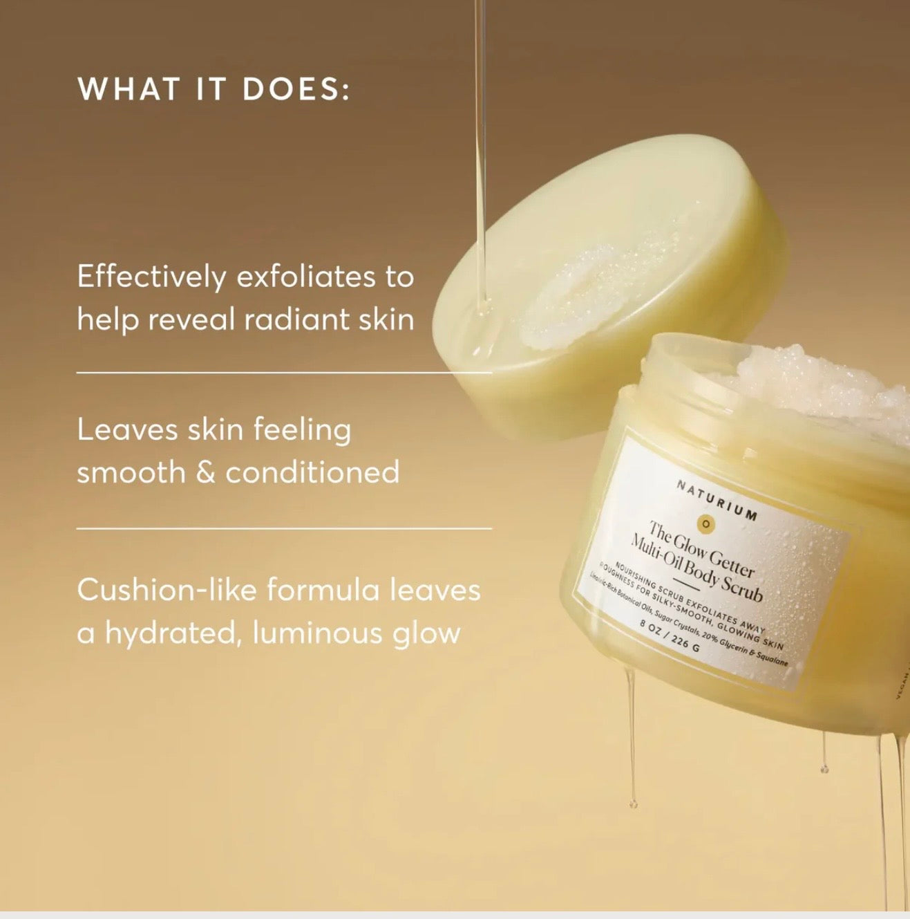 NATURIUM GLOW GETTER MULTI-OIL BODY SCRUB
