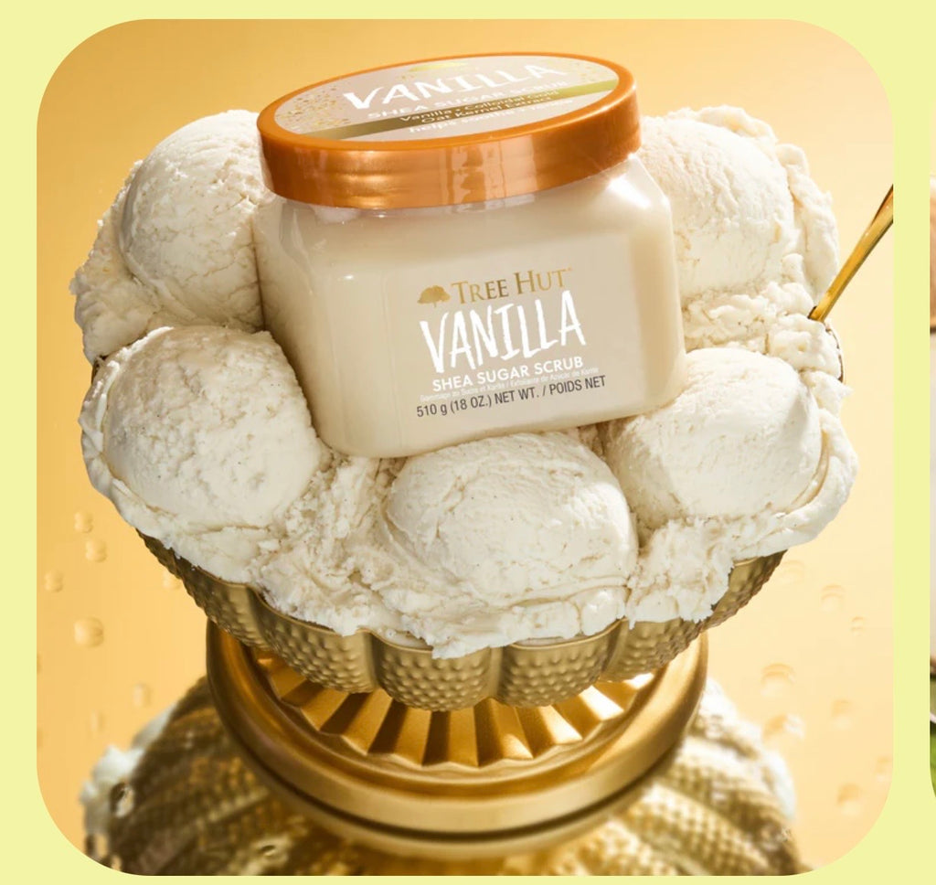 TREE HUT VANILLA SHEA SUGAR SCRUB 5.5 OZ